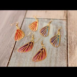 Butterfly Earrings Set